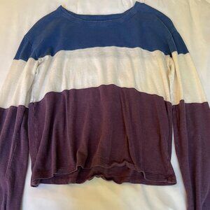 XS Abercrombie & Fitch Striped Long Shirt